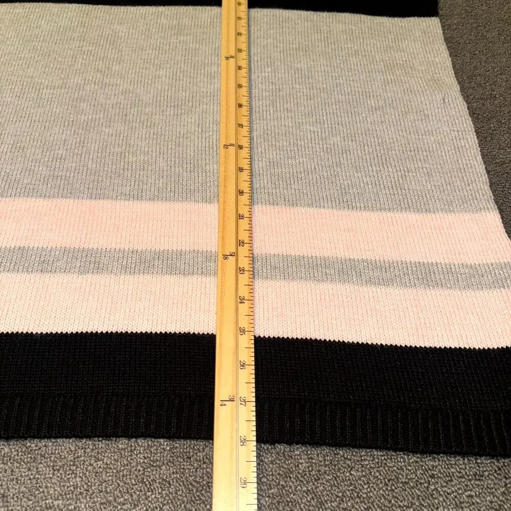White House Black Market Poncho Sweater Womens Small Multi Colorblock Knitted